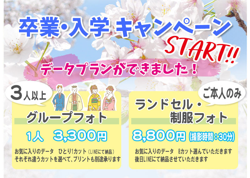 卒入　データプラン